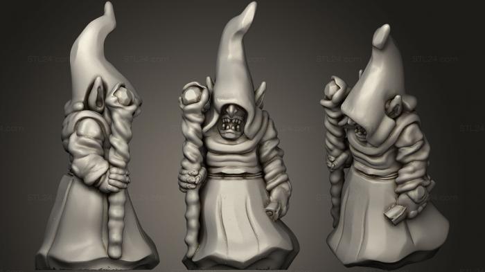 Figurines simple (Goblin Mage A, STKPR_0547) 3D models for cnc